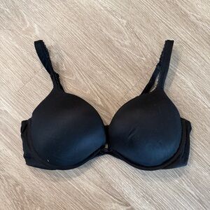 Victoria Secret black push up bra sz 38D